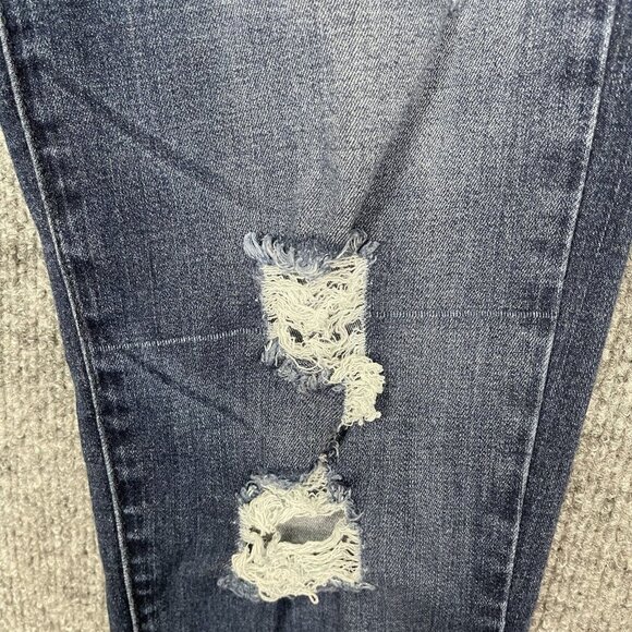 KanCan Jeans Womens 7 27 Blue Distressed Cotton Stretch Denim Style KC11014 - Picture 5 of 16